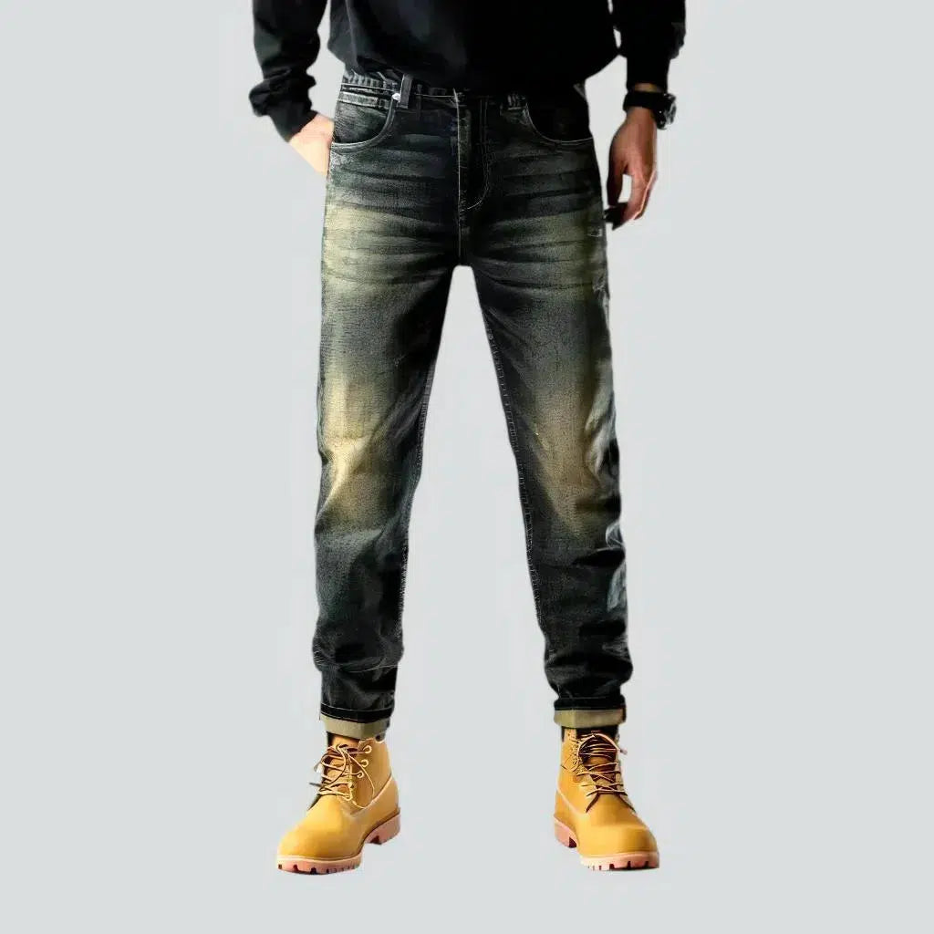 Vintage yellow-cast jeans
 for men | Jeans4you.shop