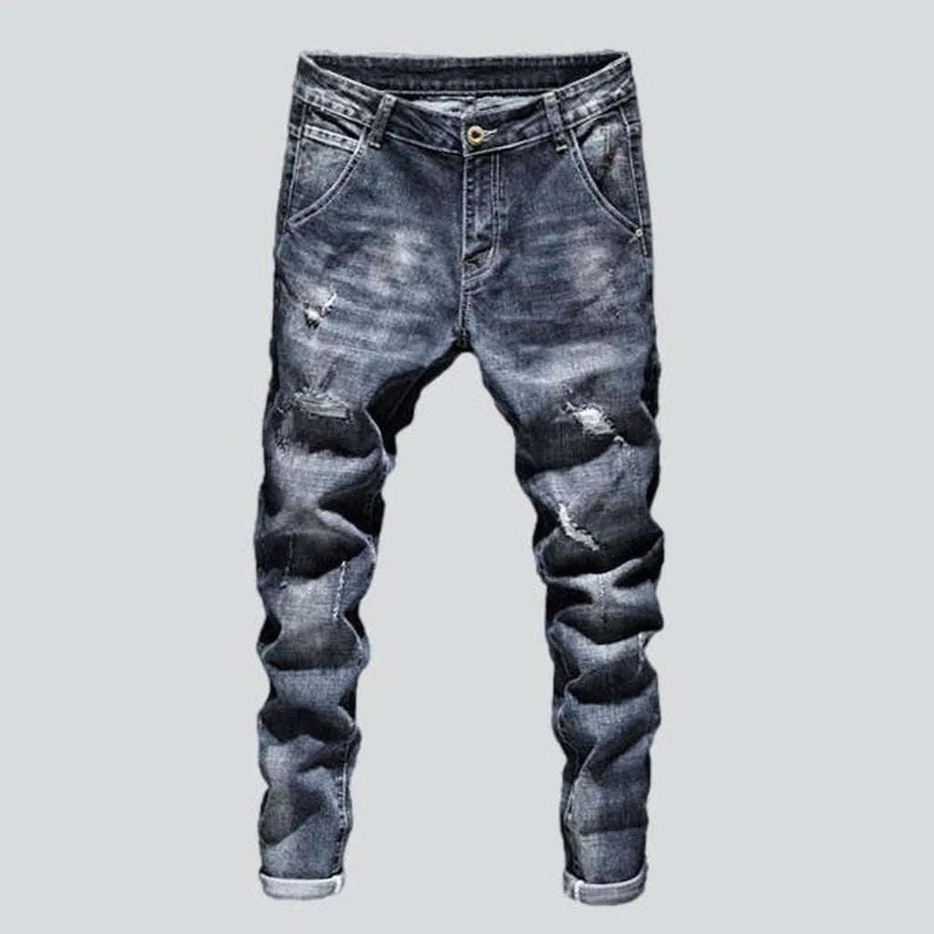Washed men's ripped jeans | Jeans4you.shop