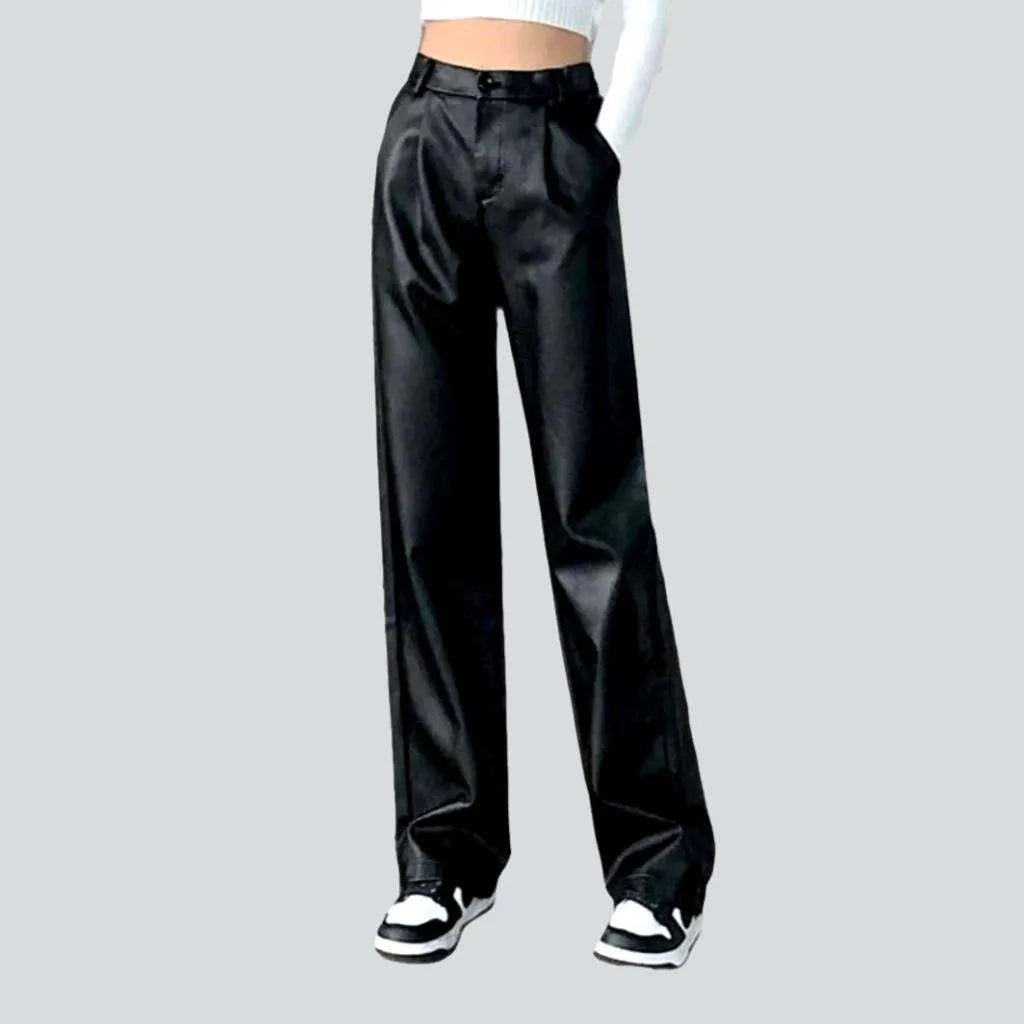 Wax wide-leg women's jeans pants | Jeans4you.shop
