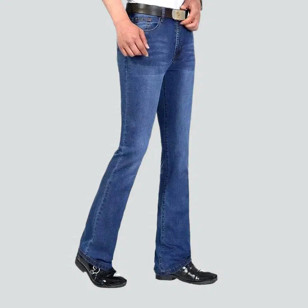 Whiskered men's bootcut jeans | Jeans4you.shop