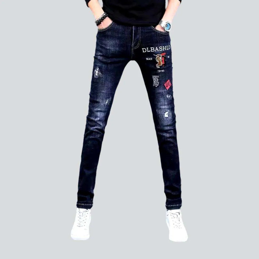 Whiskered men's street jeans | Jeans4you.shop