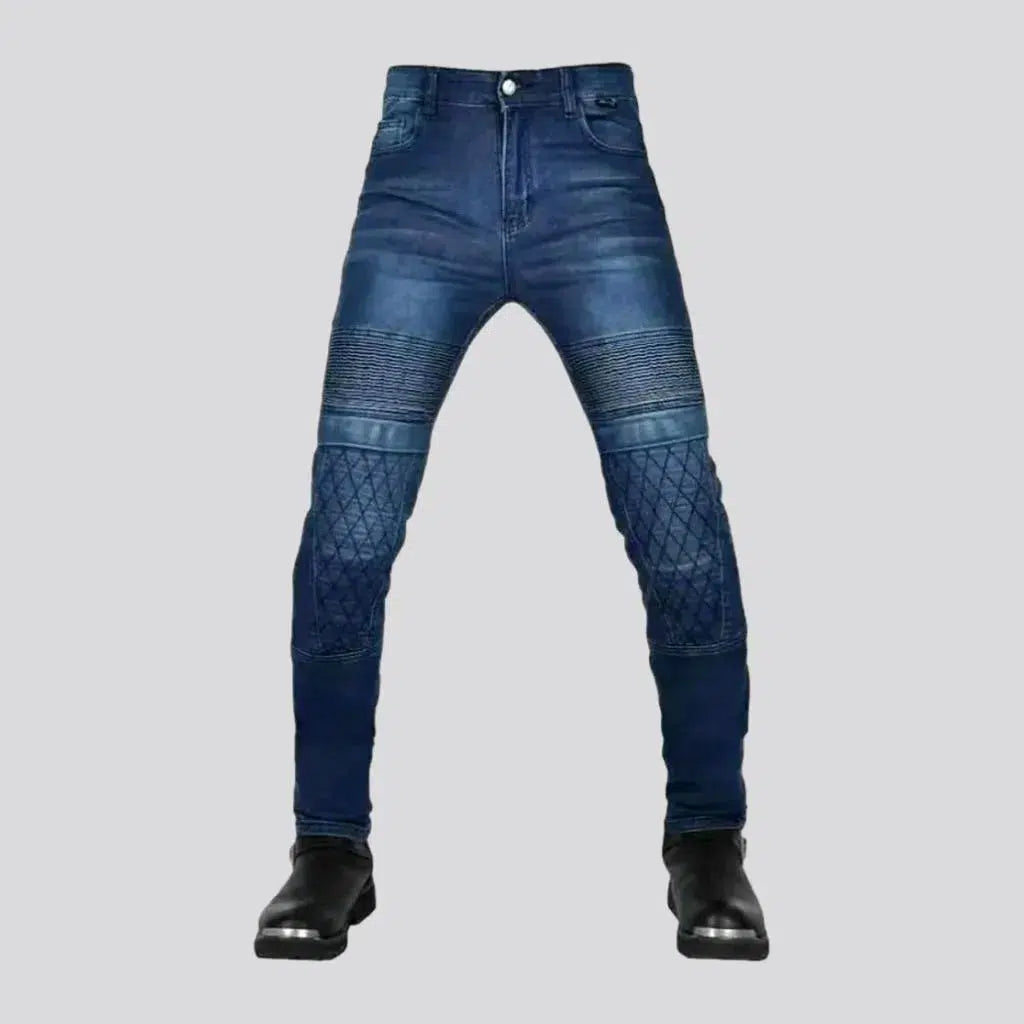 Whiskered protective riding jeans
 for men | Jeans4you.shop