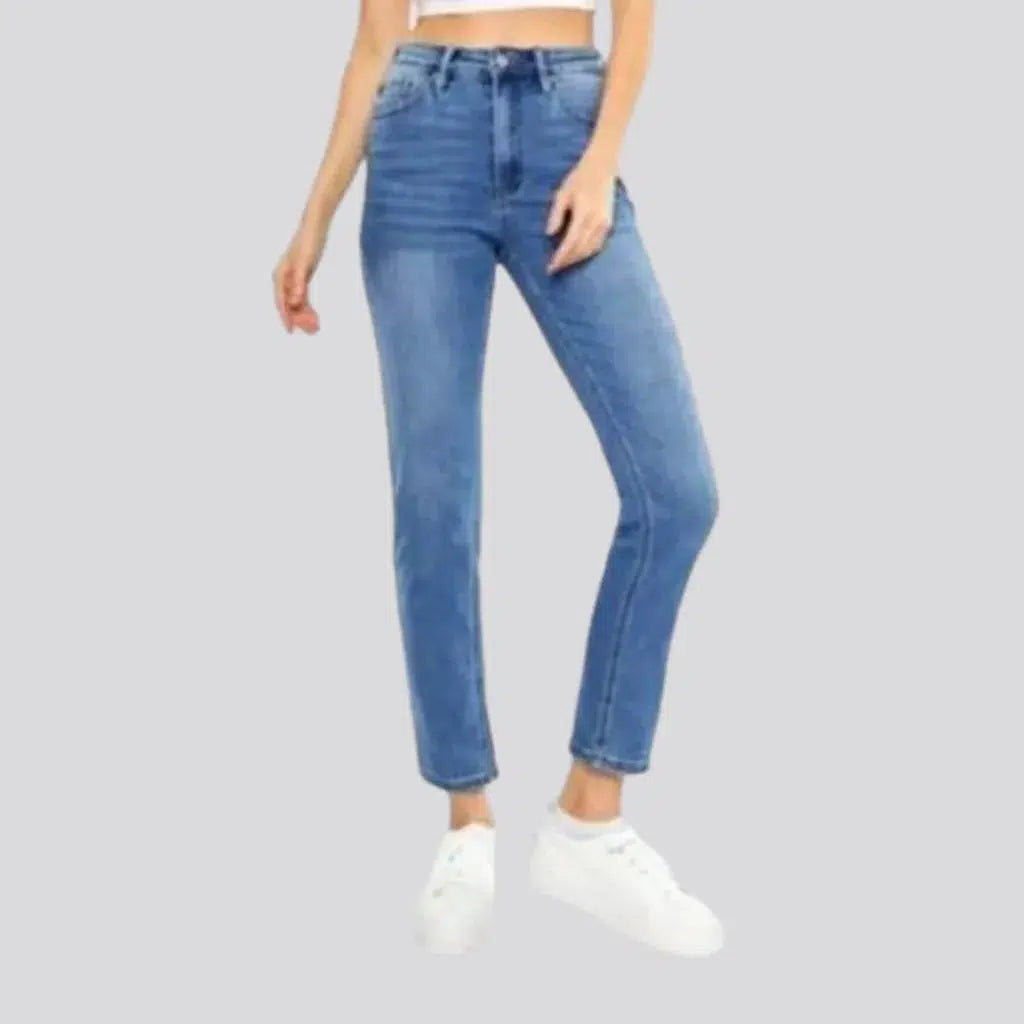 Whiskered slim jeans
 for women | Jeans4you.shop