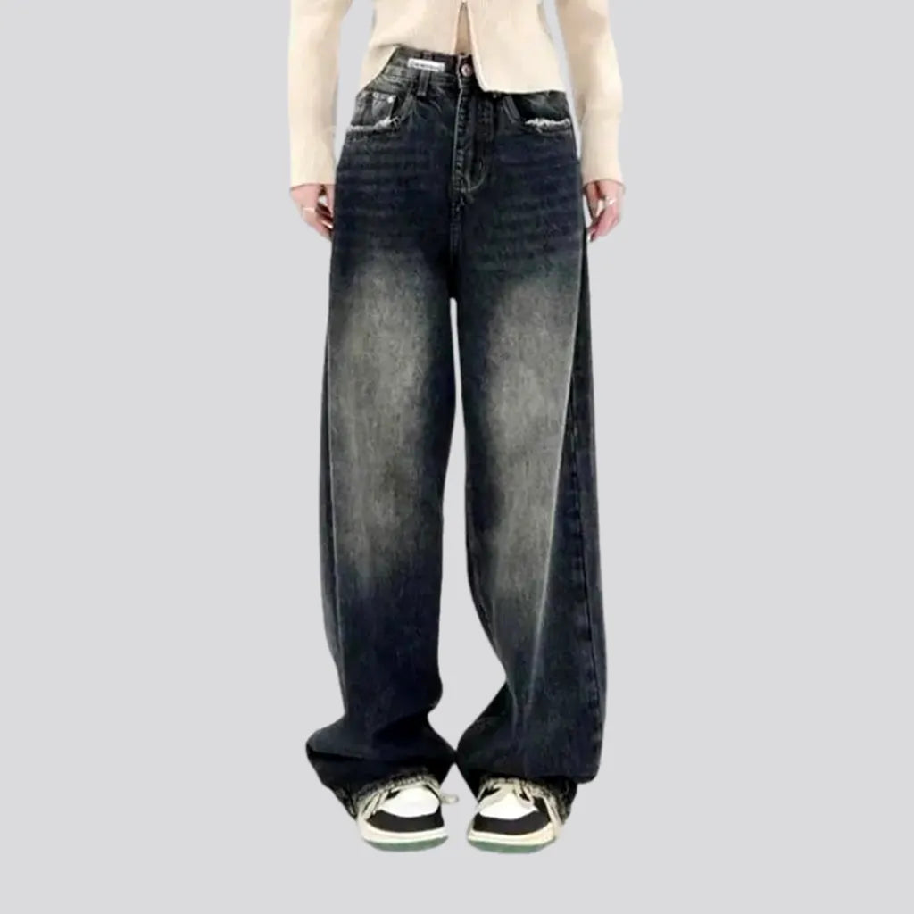 Whiskered women's vintage jeans | Jeans4you.shop