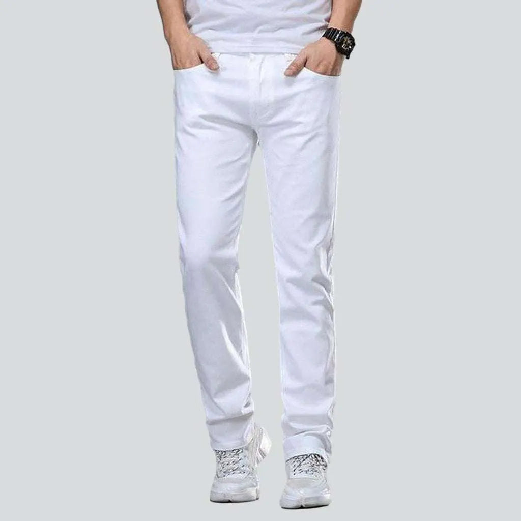White regular men's jeans | Jeans4you.shop
