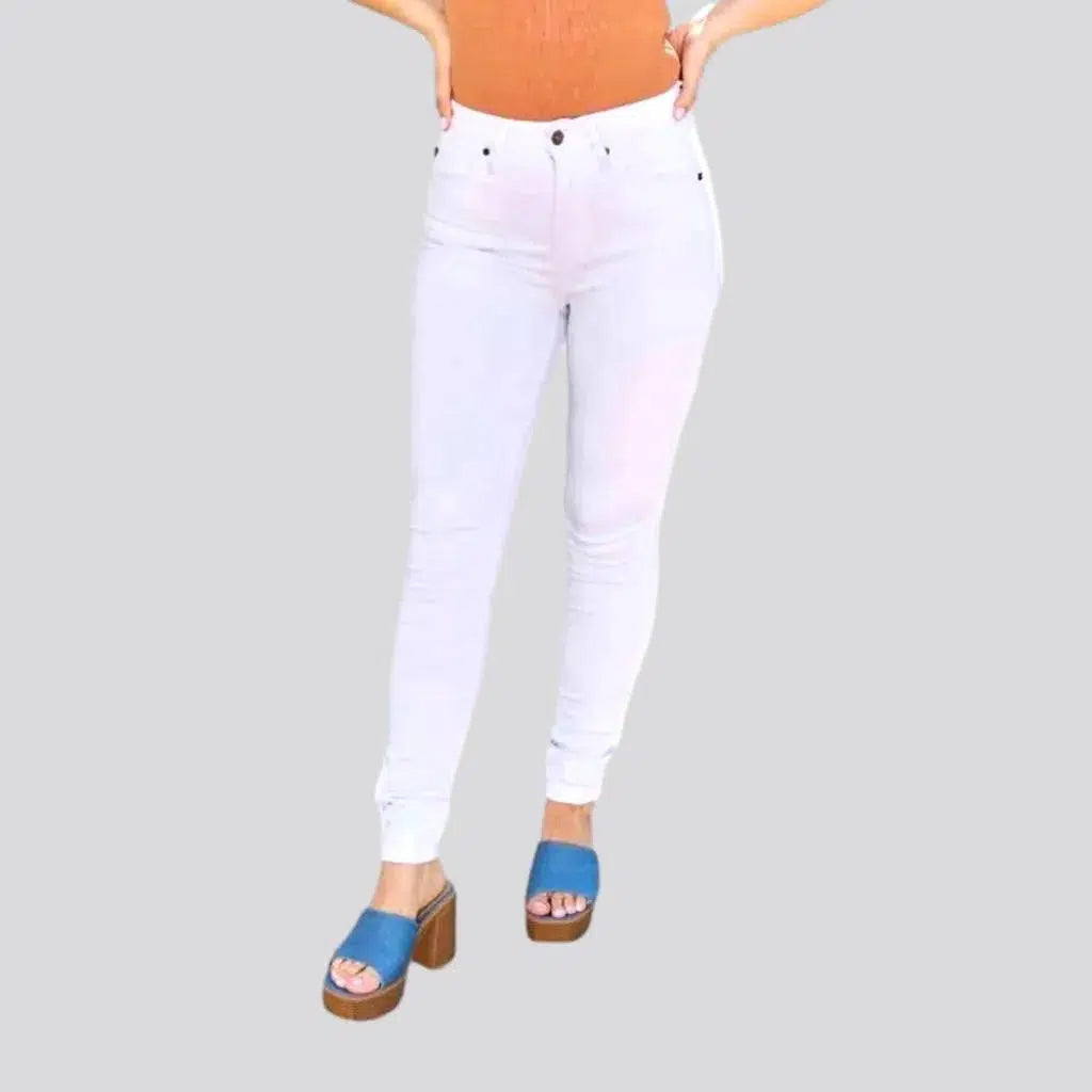 White skinny jeans
 for ladies | Jeans4you.shop