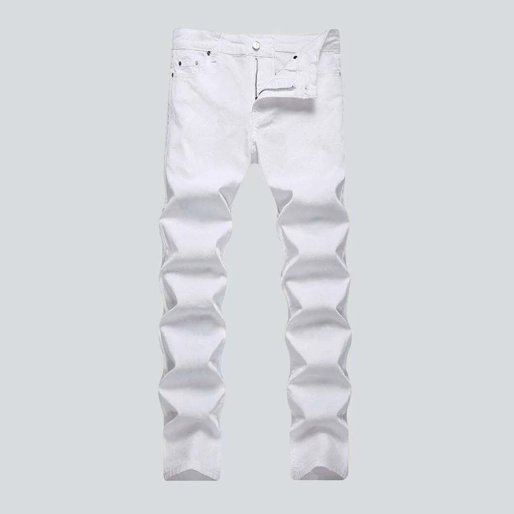 White stretch jeans for men | Jeans4you.shop