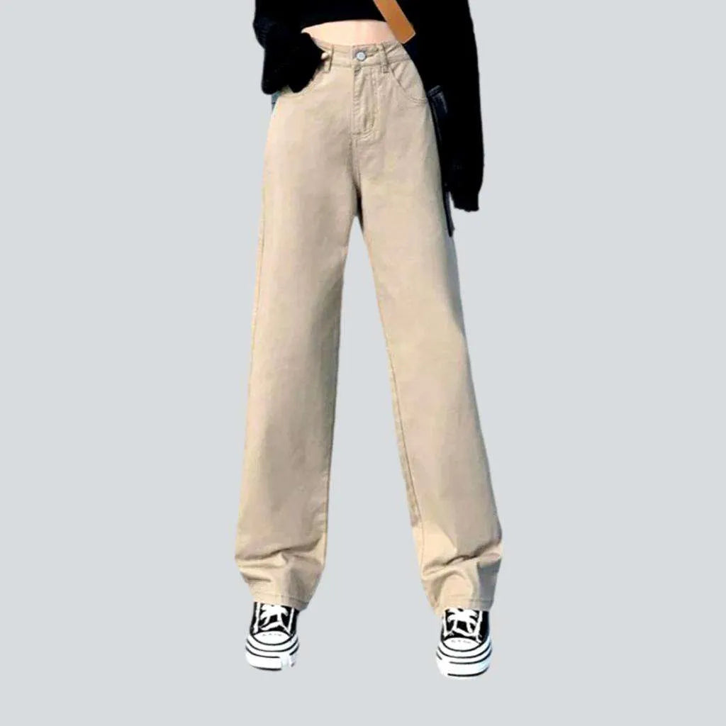 Wide-leg color jeans for ladies | Jeans4you.shop