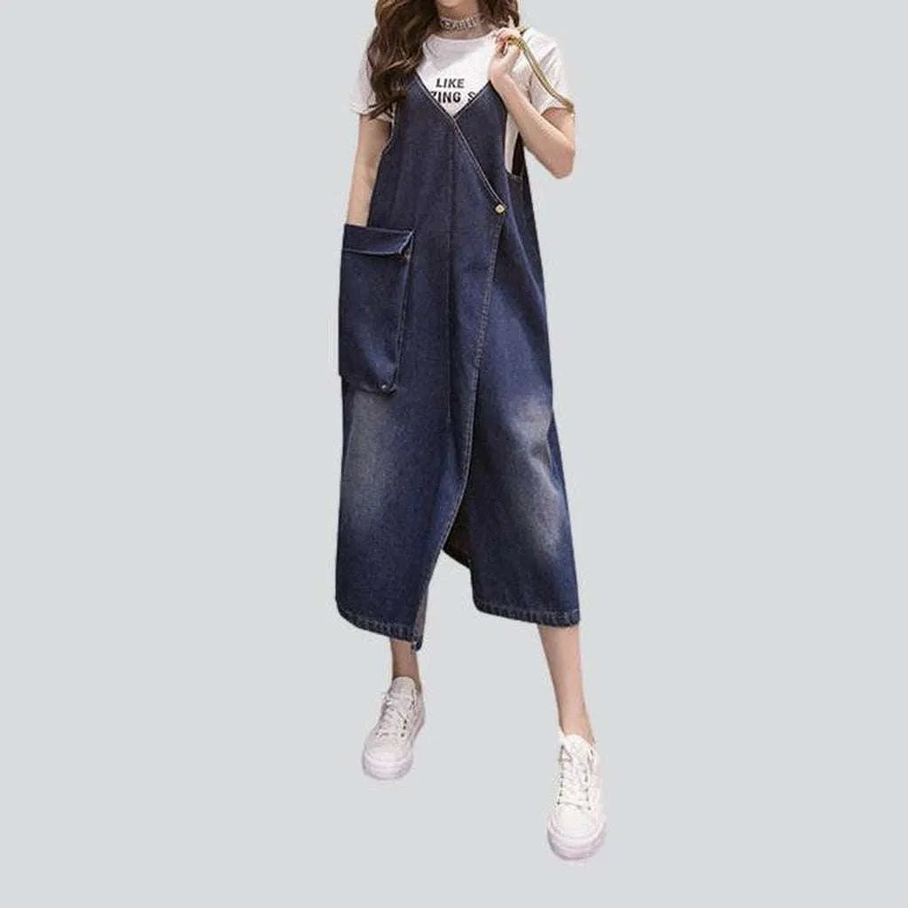 Women's cargo denim dress | Jeans4you.shop