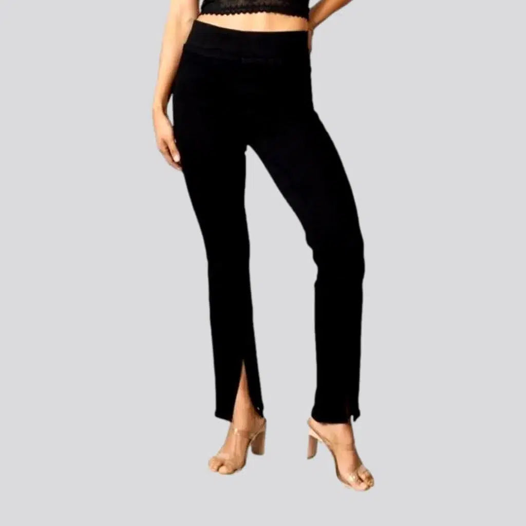 Women's front-slit-hem jeans | Jeans4you.shop