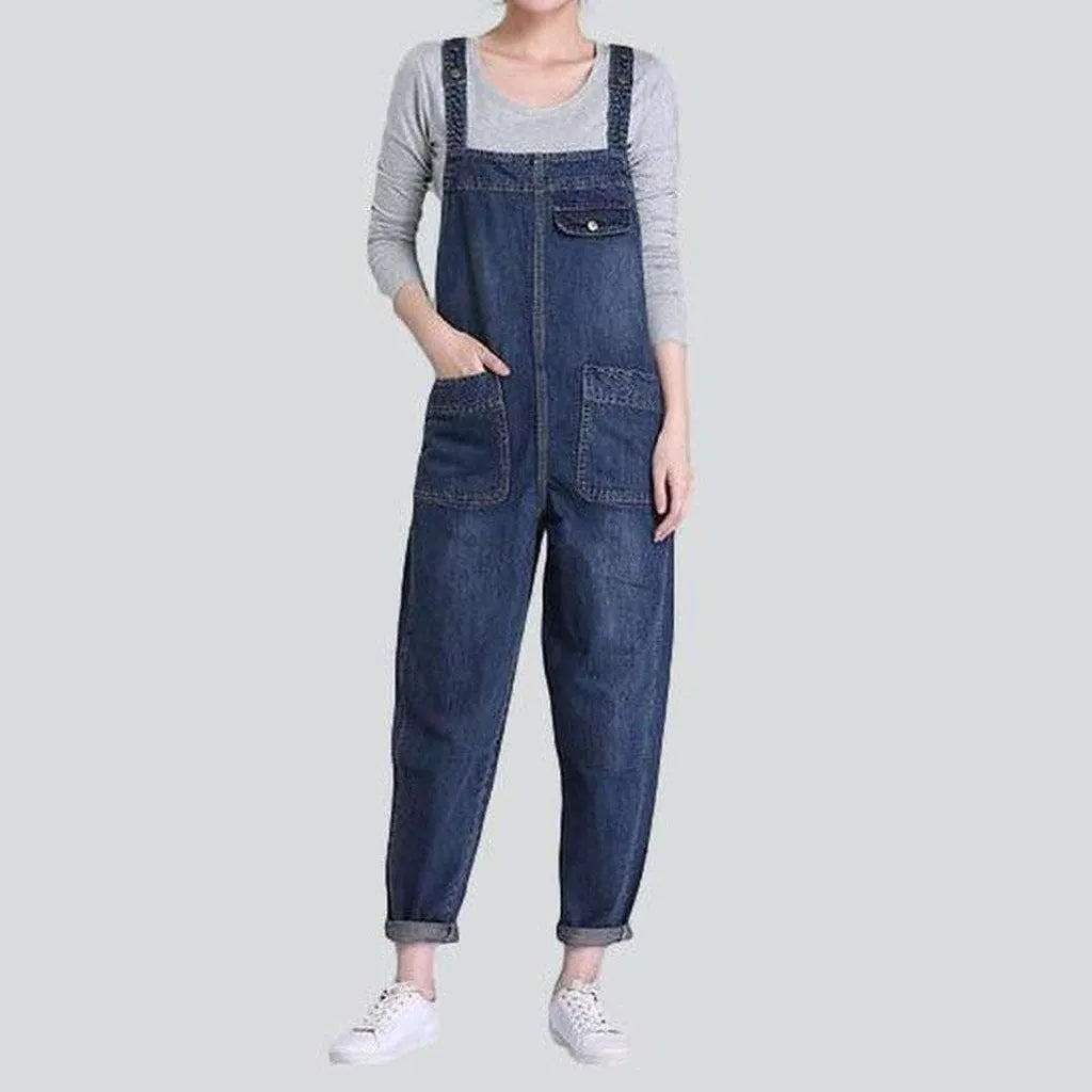 Women's jeans overall with pockets | Jeans4you.shop