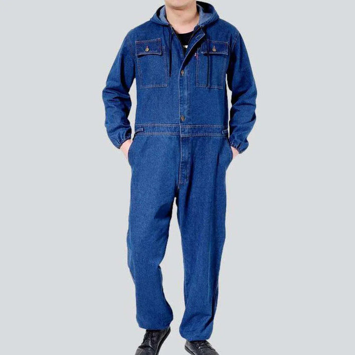 Workwear men's blue jeans overall | Jeans4you.shop