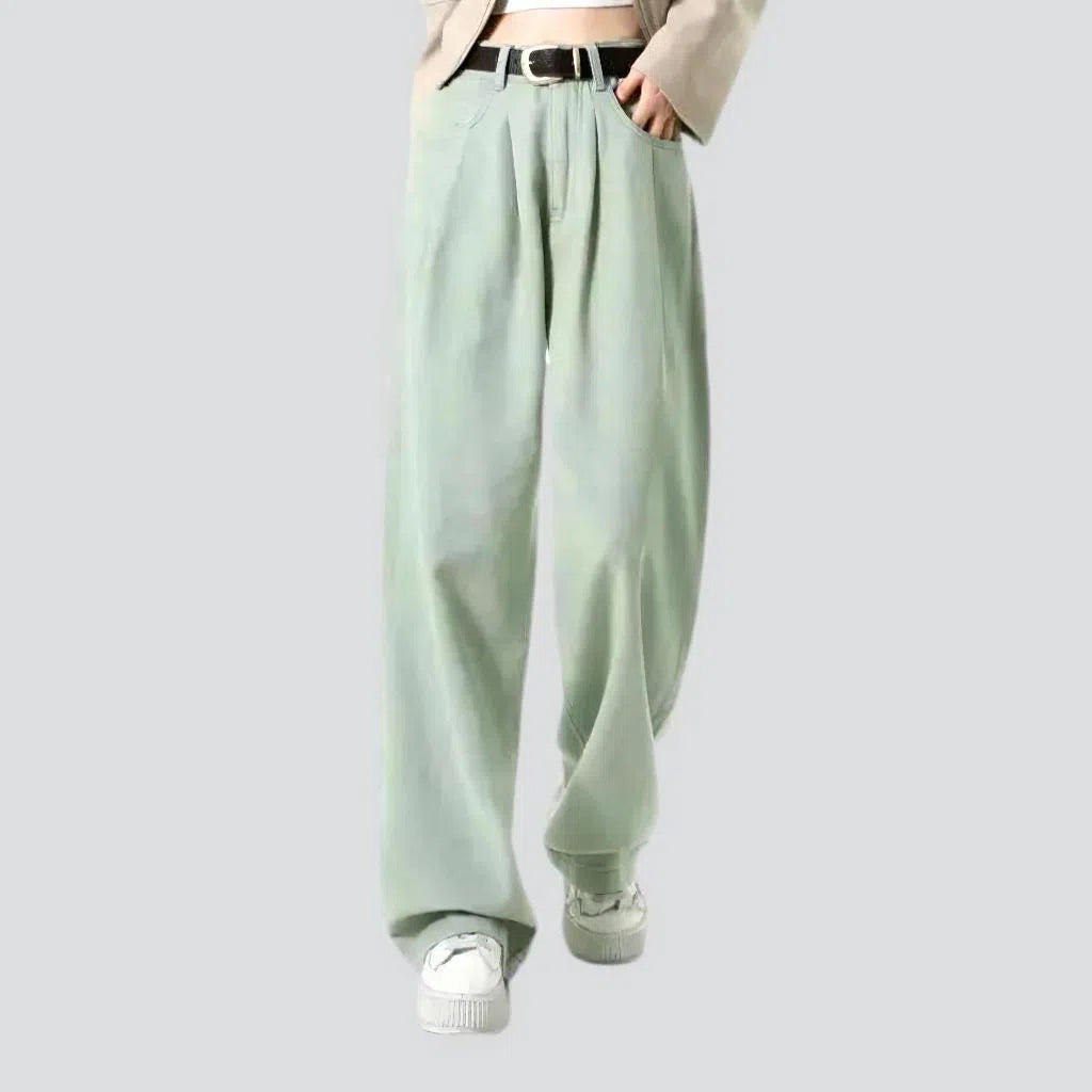 Y2k color women's denim pants | Jeans4you.shop