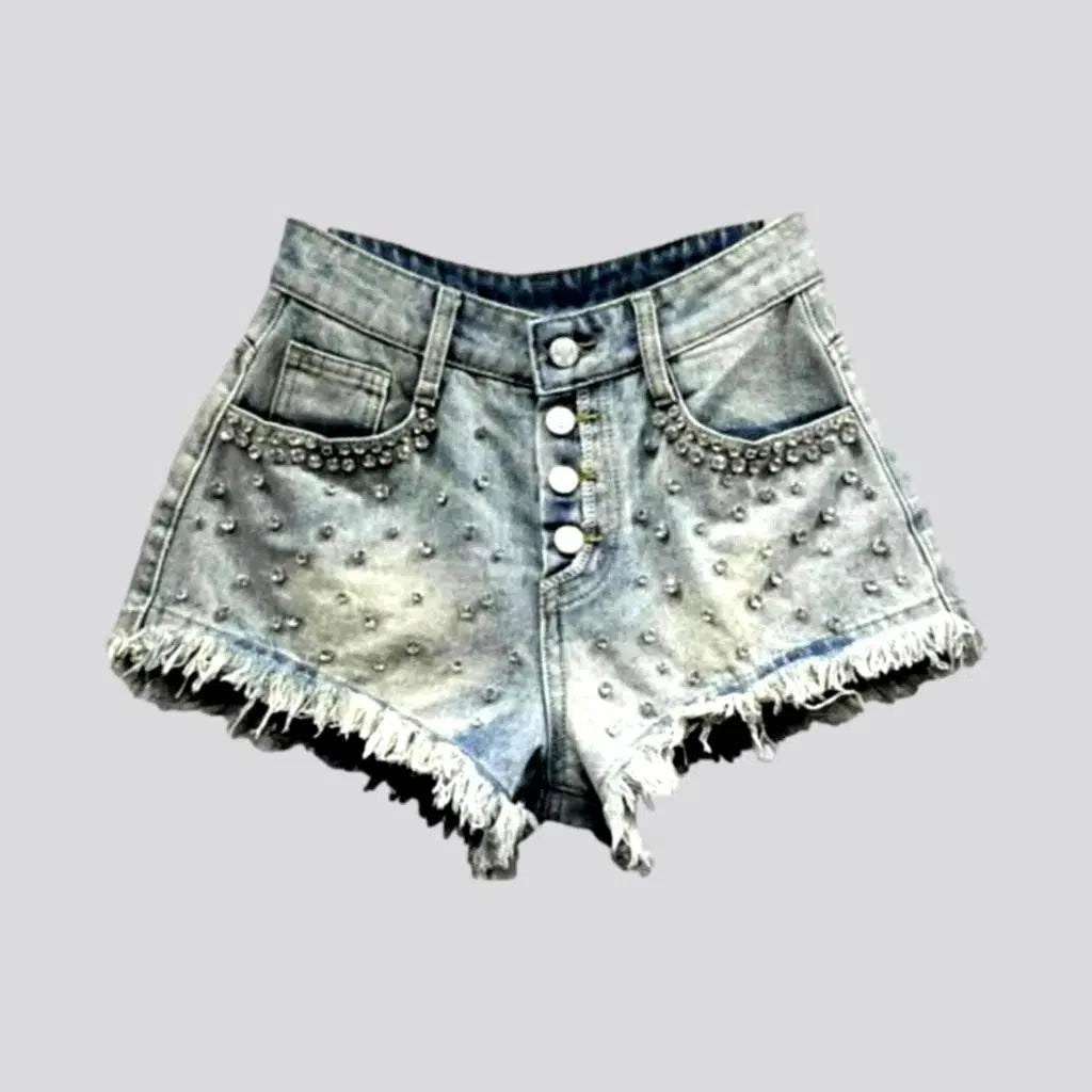 Y2k high-waist women's denim shorts | Jeans4you.shop
