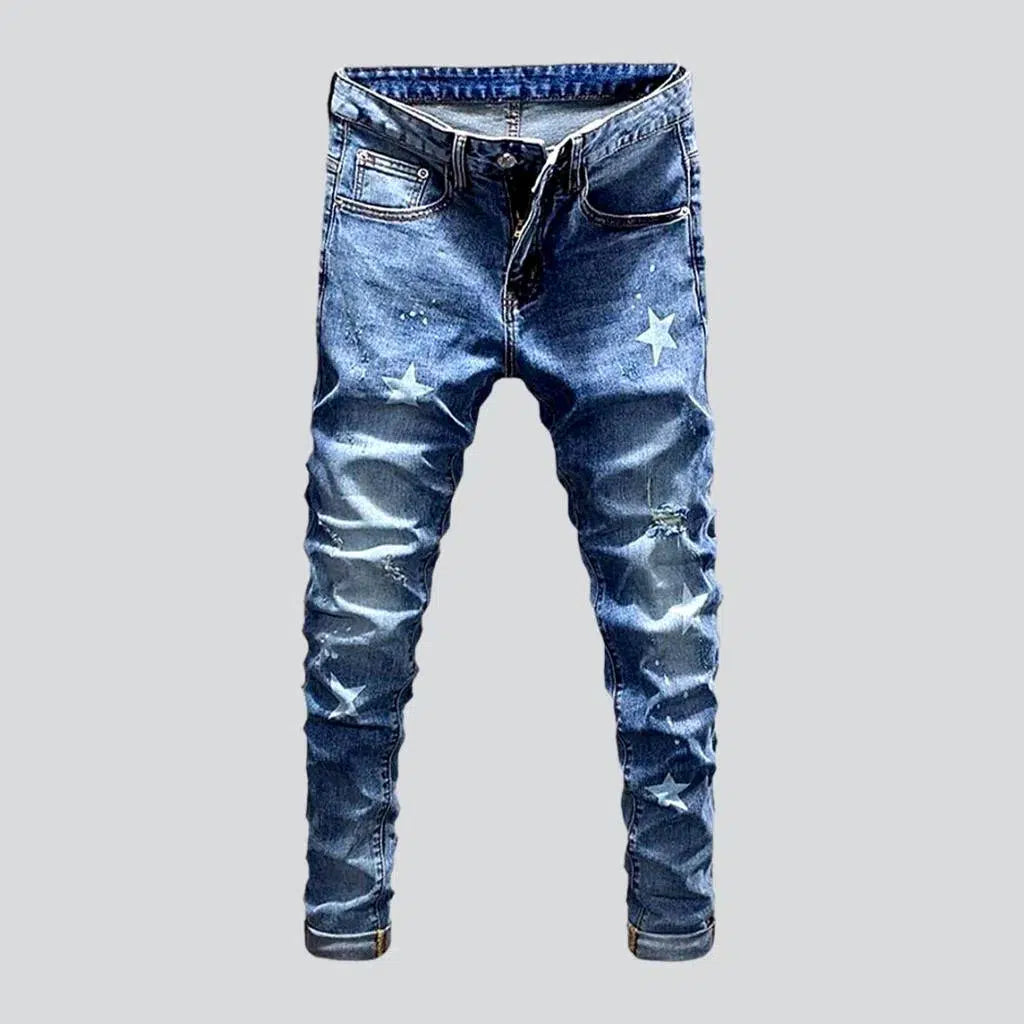 Y2k light men's wash jeans | Jeans4you.shop