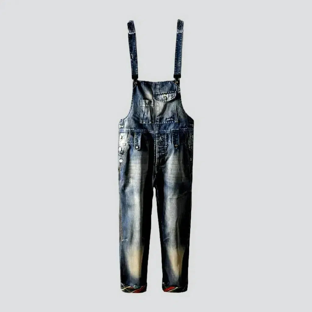 Y2k loose men's denim jumpsuit | Jeans4you.shop