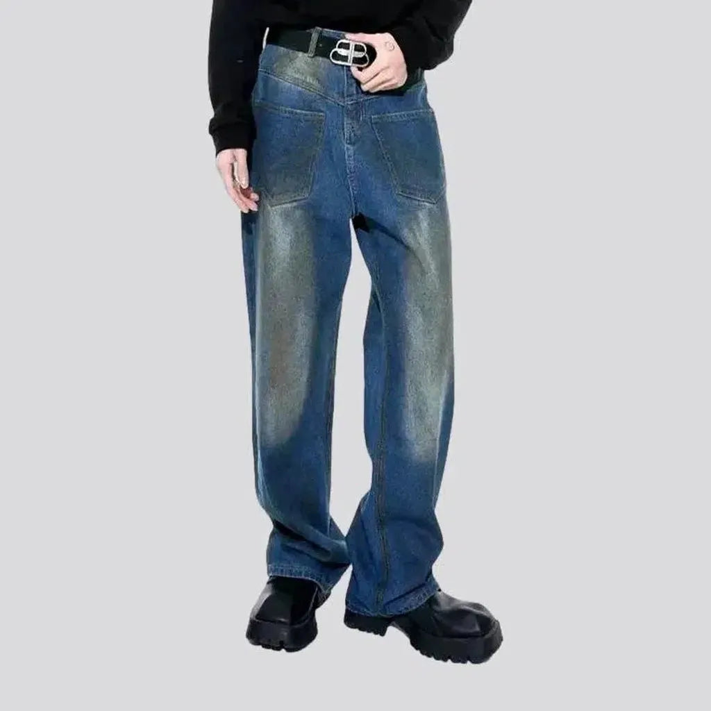 Y2k men's high-waist jeans | Jeans4you.shop