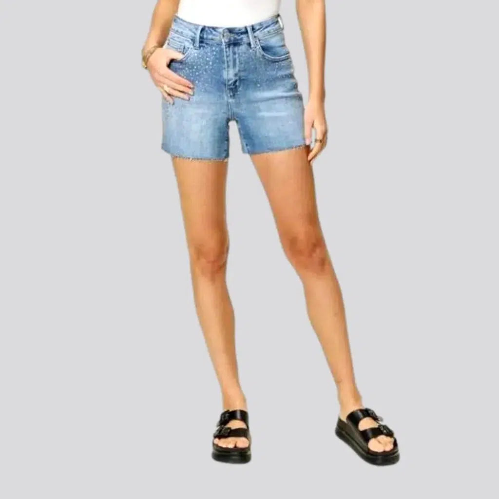Y2k slim women's jeans shorts | Jeans4you.shop