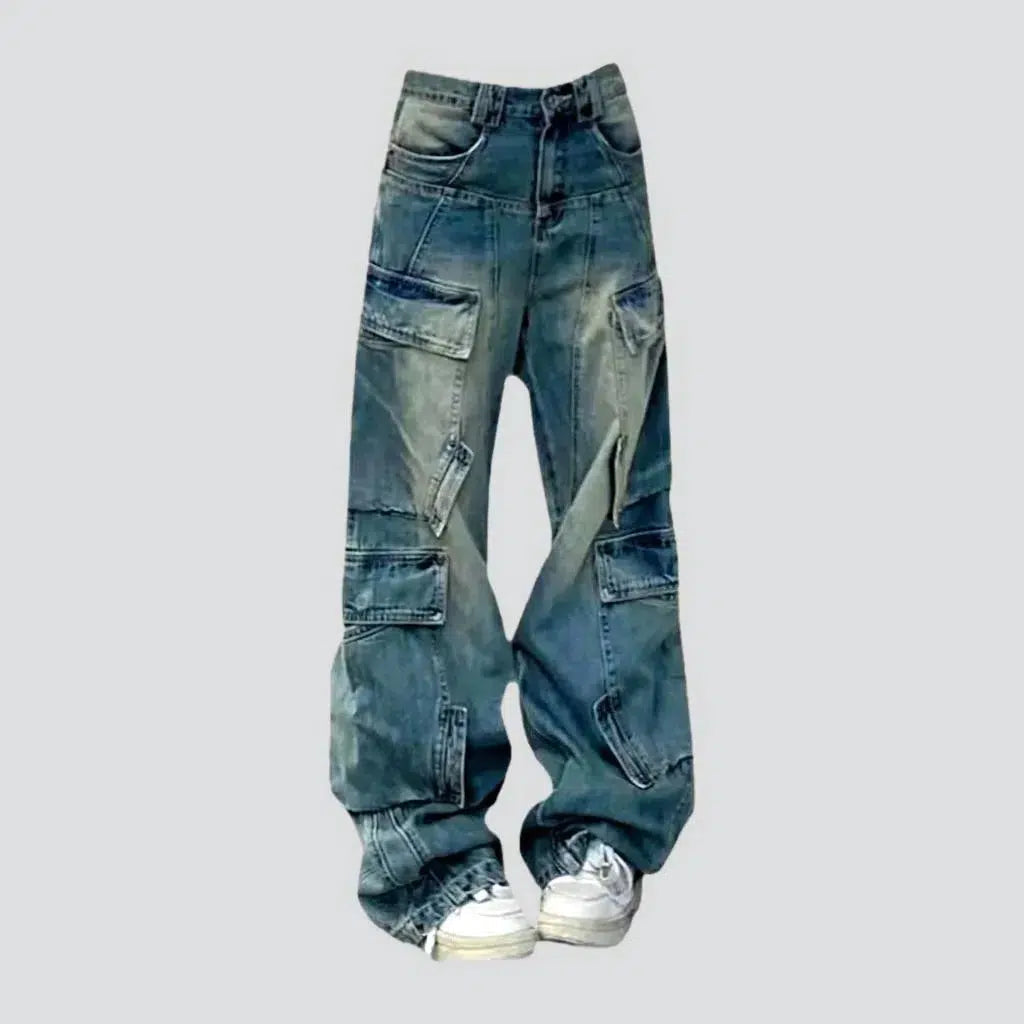 Y2k women's sanded jeans | Jeans4you.shop