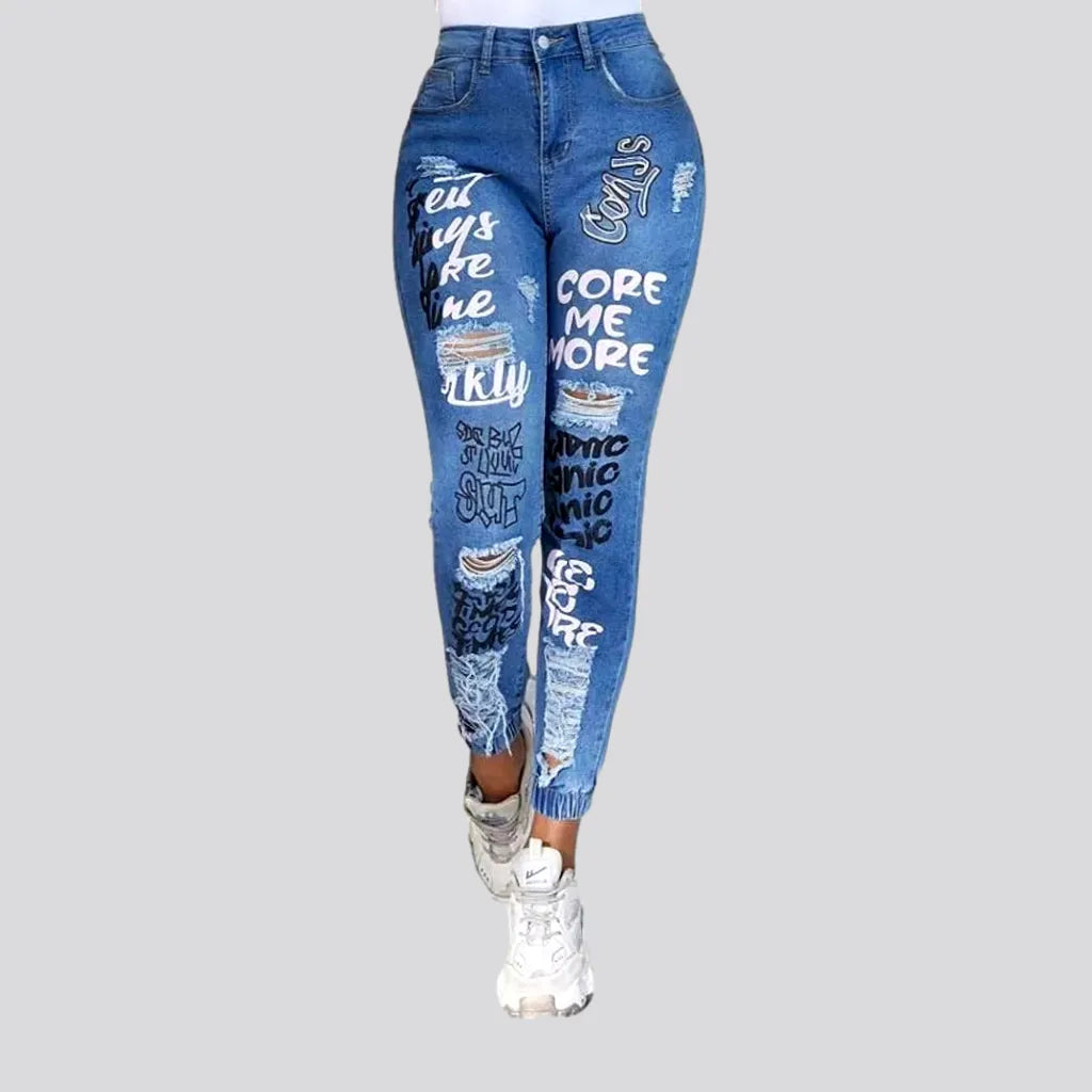 Y2k women's skinny jeans | Jeans4you.shop