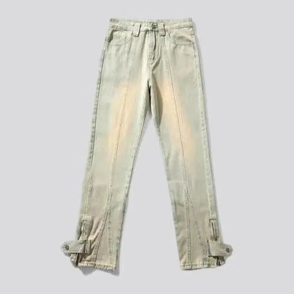 Zipper-button men's jeans | Jeans4you.shop