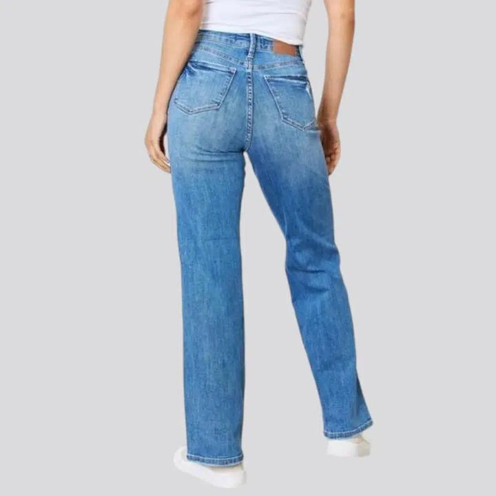 Grunge plus-size jeans
 for women