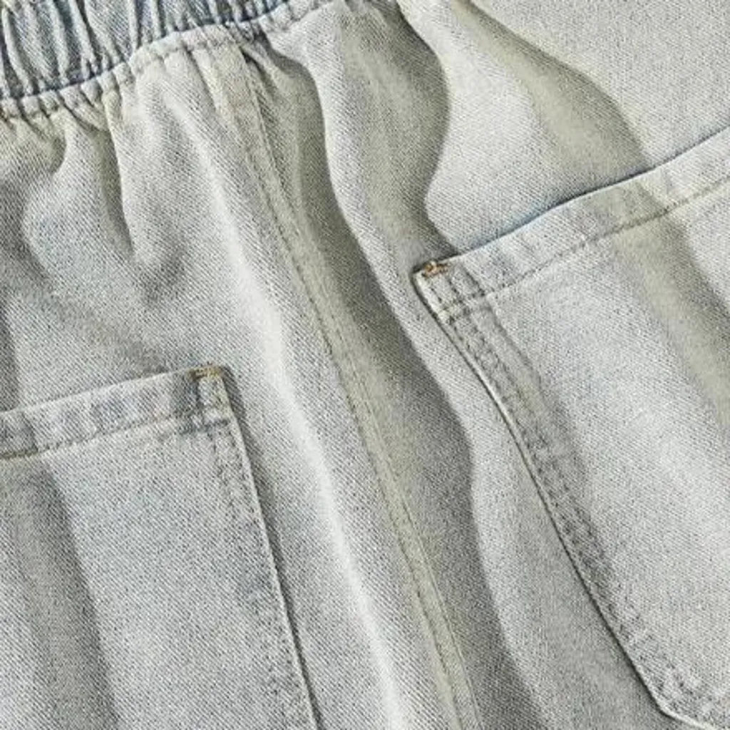 Stonewashed baggy jeans
 for men