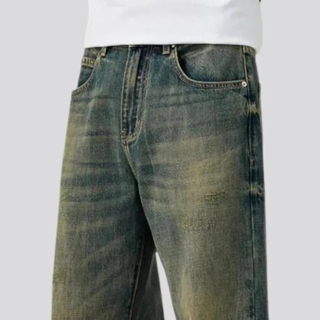 Baggy fashion 90s men's jeans