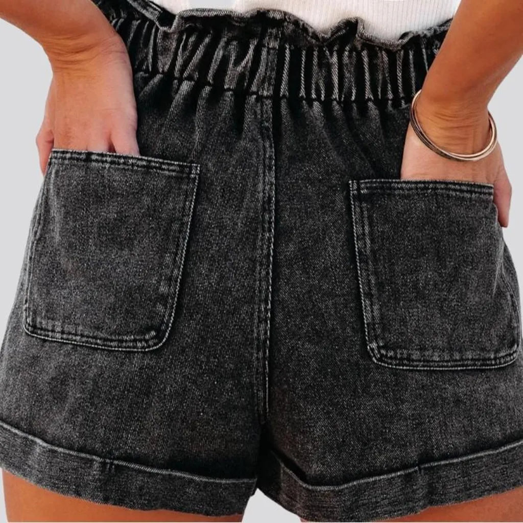 Fashion vintage denim shorts
 for women