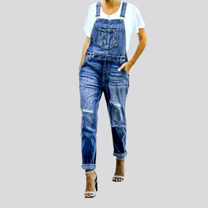 Loose vintage women's jean overall