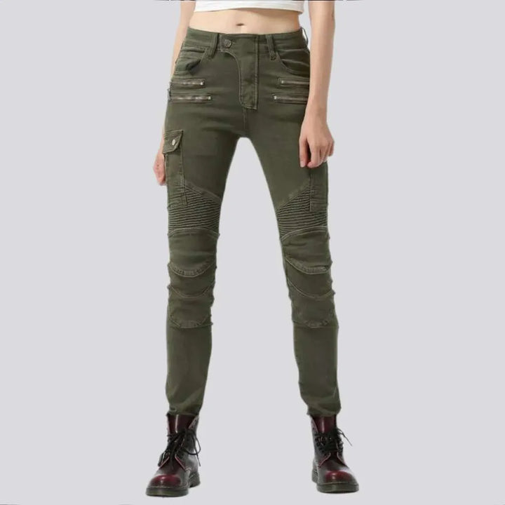 Cargo protective motorcycle jeans