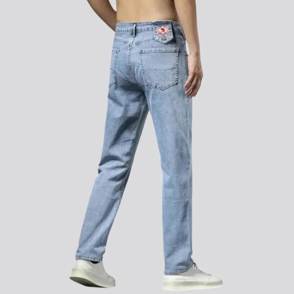 High rise stylish men's jeans