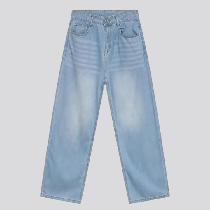 Floor-length men's light-wash jeans | Jeans4you.shop