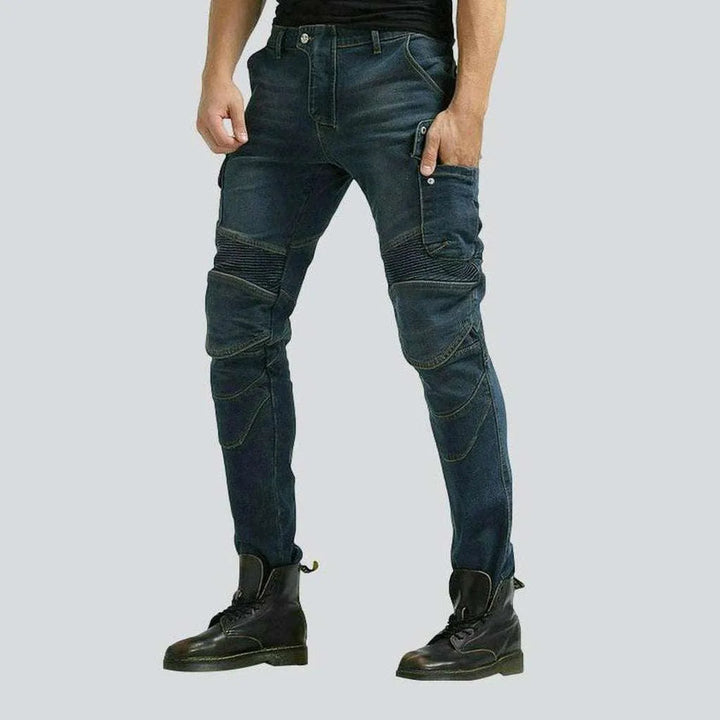 Vintage men's biker jeans