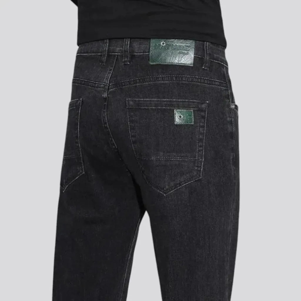 Tapered fit stretchable men's jeans