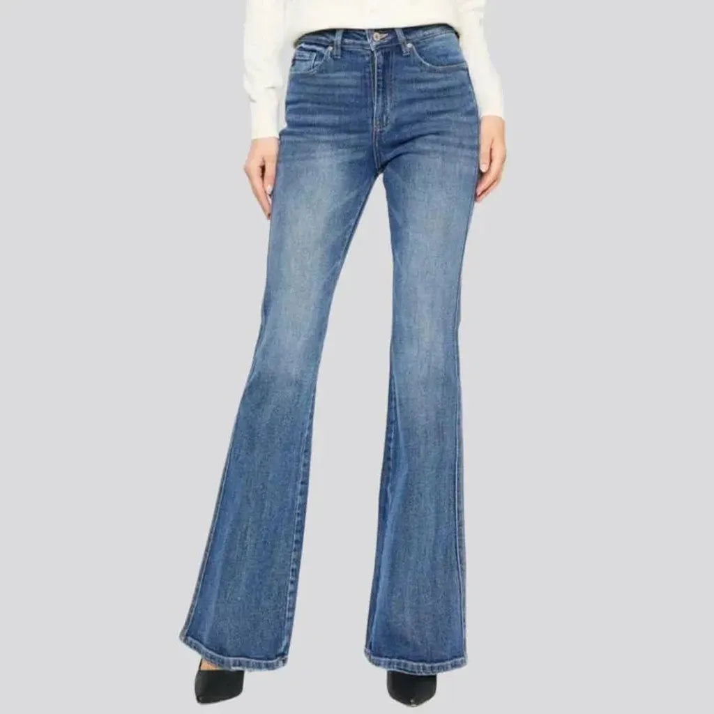 Flared fashion jeans
 for women