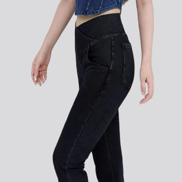 Street floor-length jeans
 for women