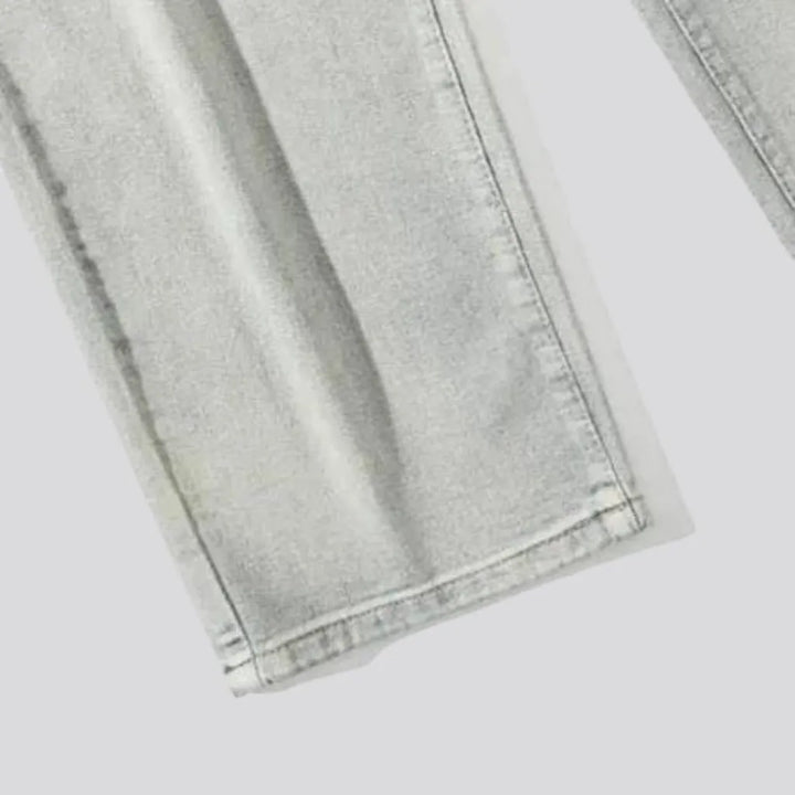 Stonewashed baggy jeans
 for men