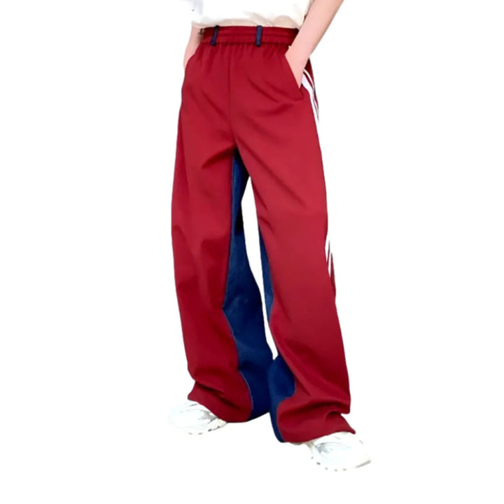 Fashionable Medium Rise Jeans for Men - Red