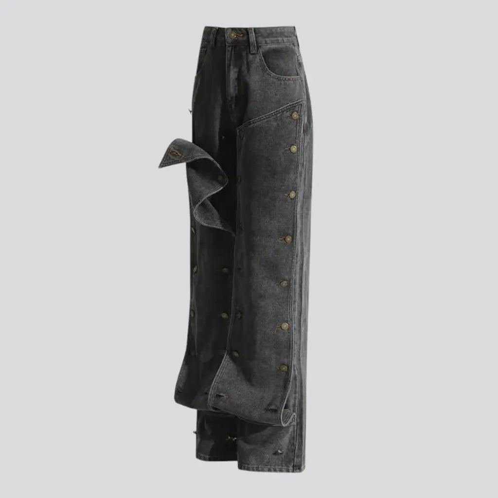 Retro bootcut high-rise women's jeans