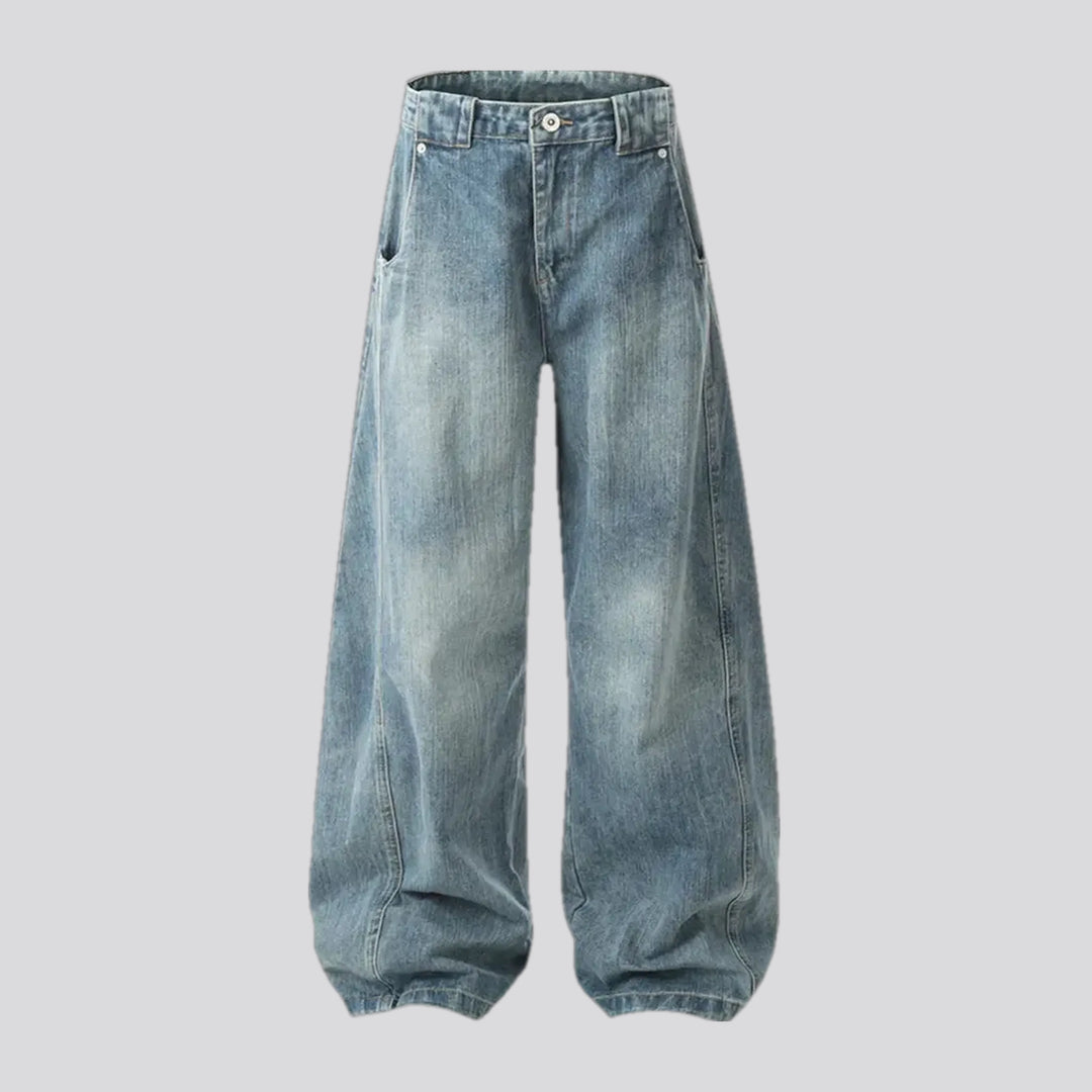 Baggy Faded Style Men's Jeans | Jeans4you.shop