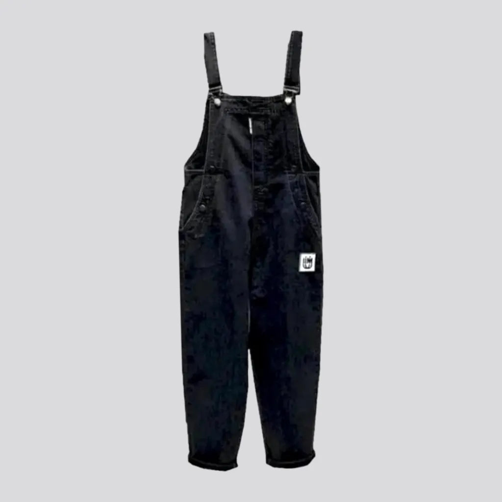 Baggy jean dungaree for women | Jeans4you.shop