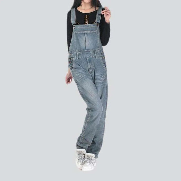 Baggy jean overall for ladies | Jeans4you.shop