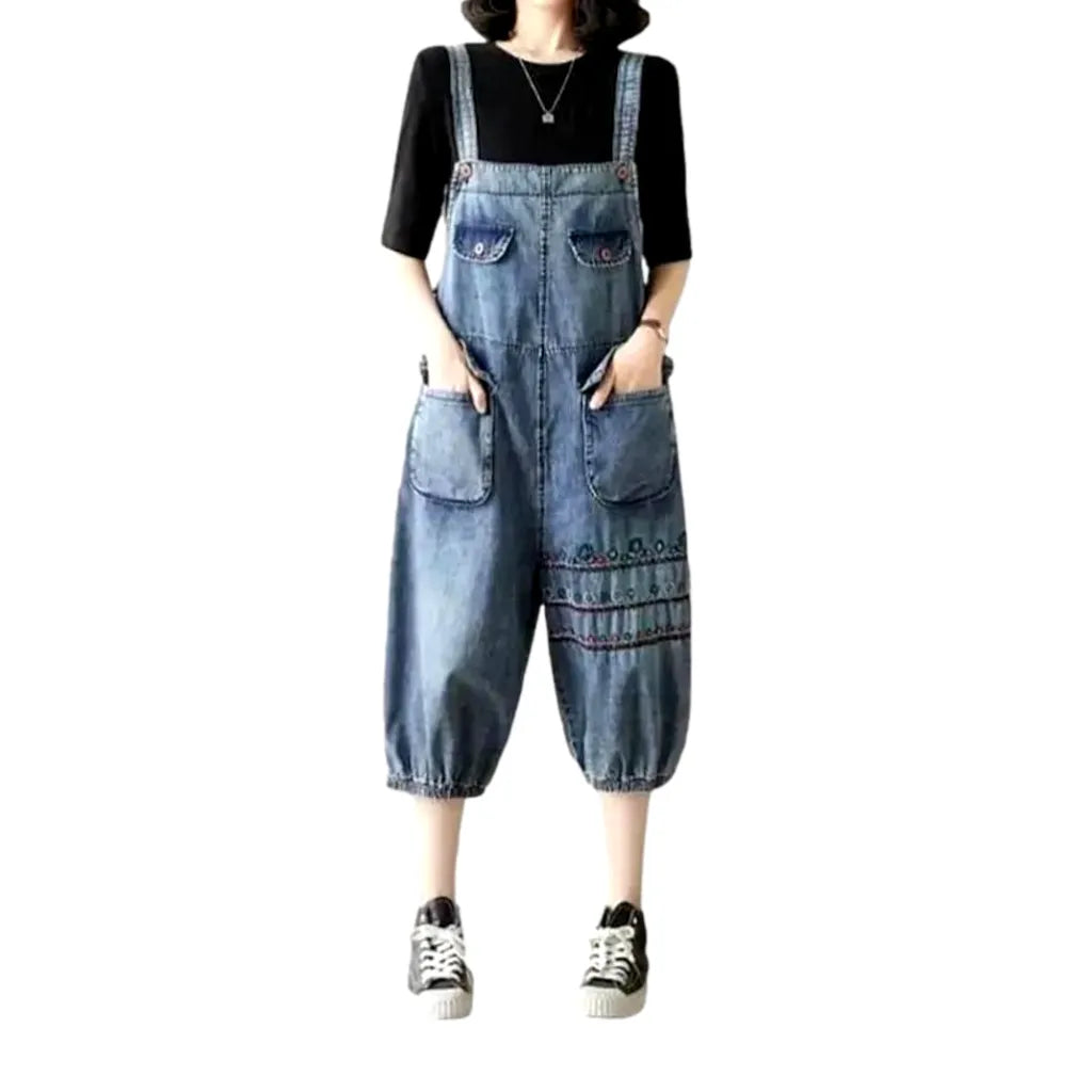 Baggy vintage jean jumpsuit
 for women