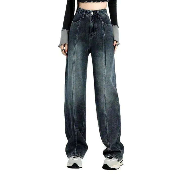 Baggy women's fashion jeans