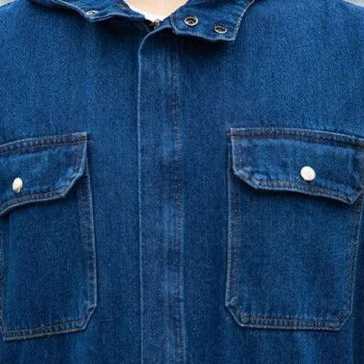 Worker men's blue jean overall