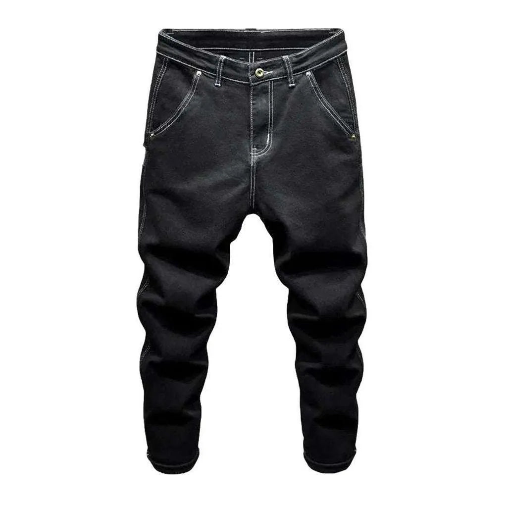 Black streetwear baggy jeans