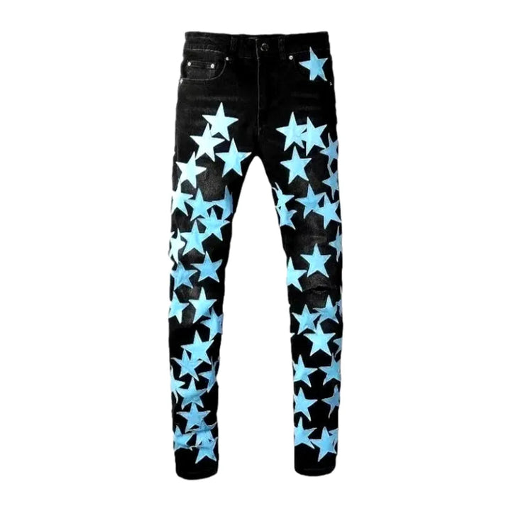 Blue-stars men's jeans