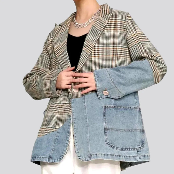 Boho Chic Denim Blazer for Women | Jeans4you.shop