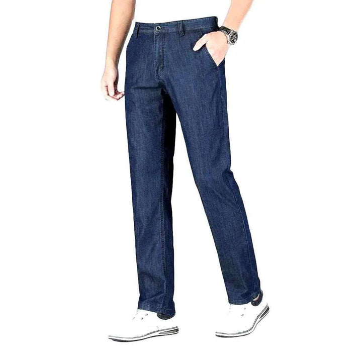 Business casual straight denim pants